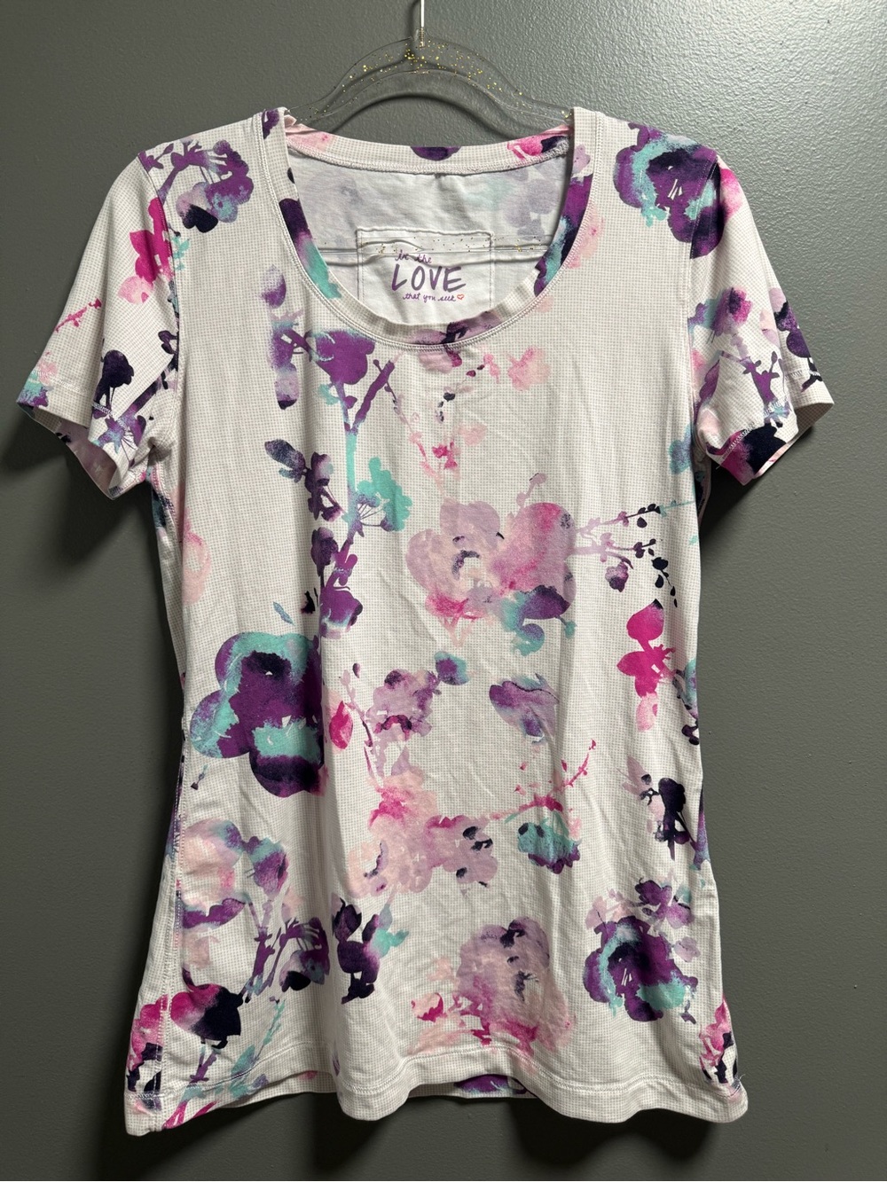lululemon athletica Be the Love that you Seek Blurred Blossoms Willpower Tee